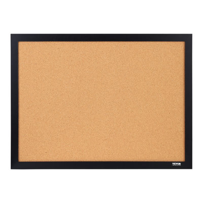 Wall Mounted Cork Framed Bulletin Board
