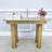 39.3 x 23.6 x 30" Gold Color Wood MDF Church Holy Communion Table Sancturary