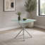 Table carrée en verre trempé dépoli de 36 pouces