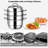 6 - Piece Stainless Steel Cookware Set