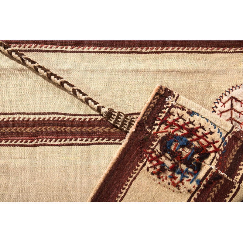 One-of-a-Kind 3'7" X 4'2" Hand Knotted Area Rug