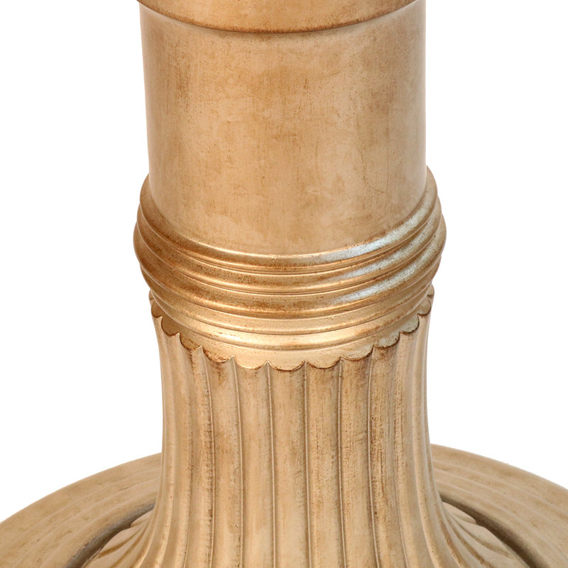 Table de bout ronde en bois Erjon