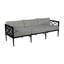 Elegante 82.5" Wide Outdoor Patio Sofa with Cushions-48656003-70062028-70062046