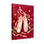 Christmas Ballet Shoes Stars Ribbon Pine Branches-451277373