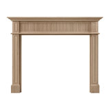 Country Living Napier Wood Fireplace Mantel Surround Kit Unfinished | 48" x 41" Opening | 66" x 53.5"