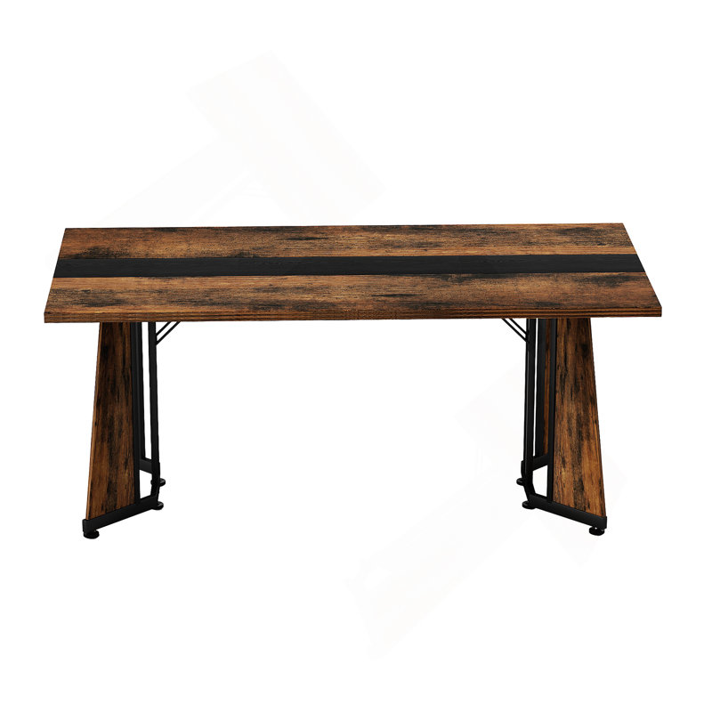 70.9"Rectangular Large Dining Table, Waterproof Large Desk For 8 People, Deluxe Family Dining Table With Adjustable Legs For Kitchen