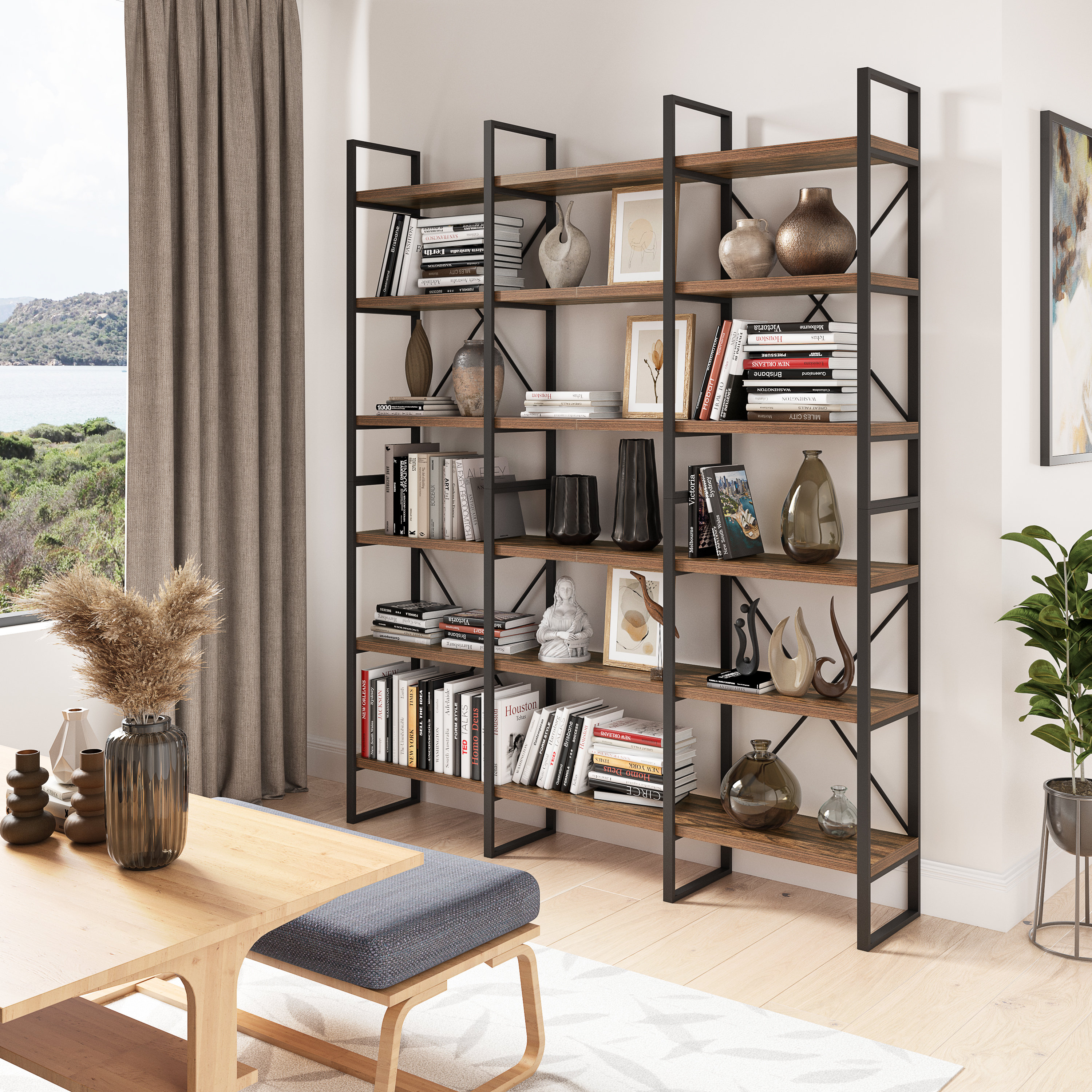 17 Stories Archelaus Etagere Bookcase | Wayfair