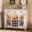 Armoire-bar buffet de style campagnard 42 po Dafayon