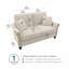 Causeuse Atifah Coventry 61W-1278478716
