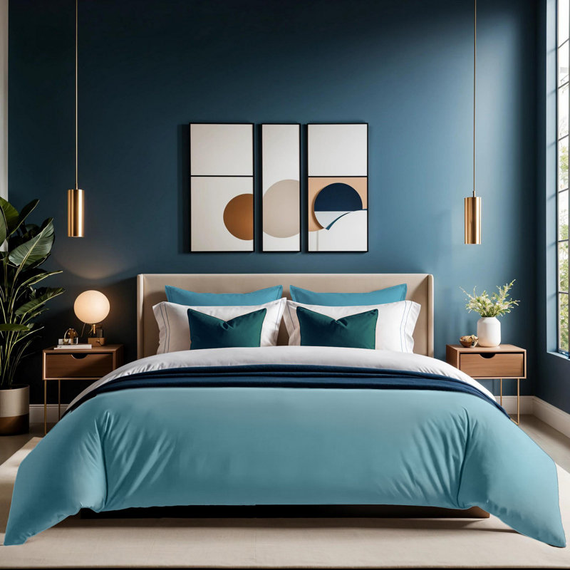 Soft Mint Green Ranforce Duvet Cover, 53 x 79 | 100% Cotton, 145 Thread Count | Machine Washable at 30°C | Button Closure | Ideal for Cozy Bedrooms, Luxurious Feel & Easy Care for a Stylish Sleep Space