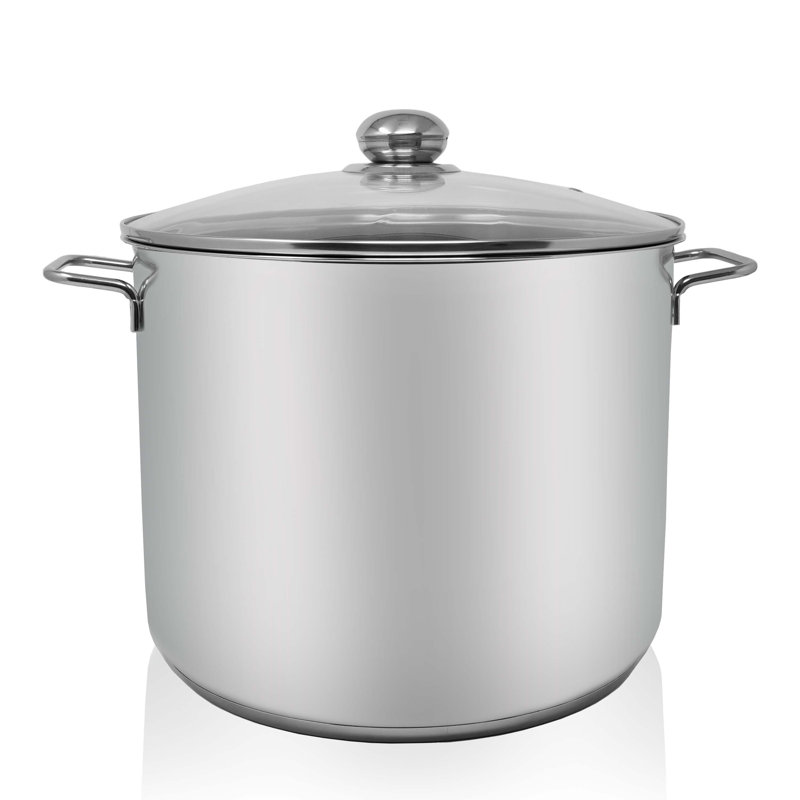 Karl Kruger 20L Stainless Steel Stock Pot, 17 L
