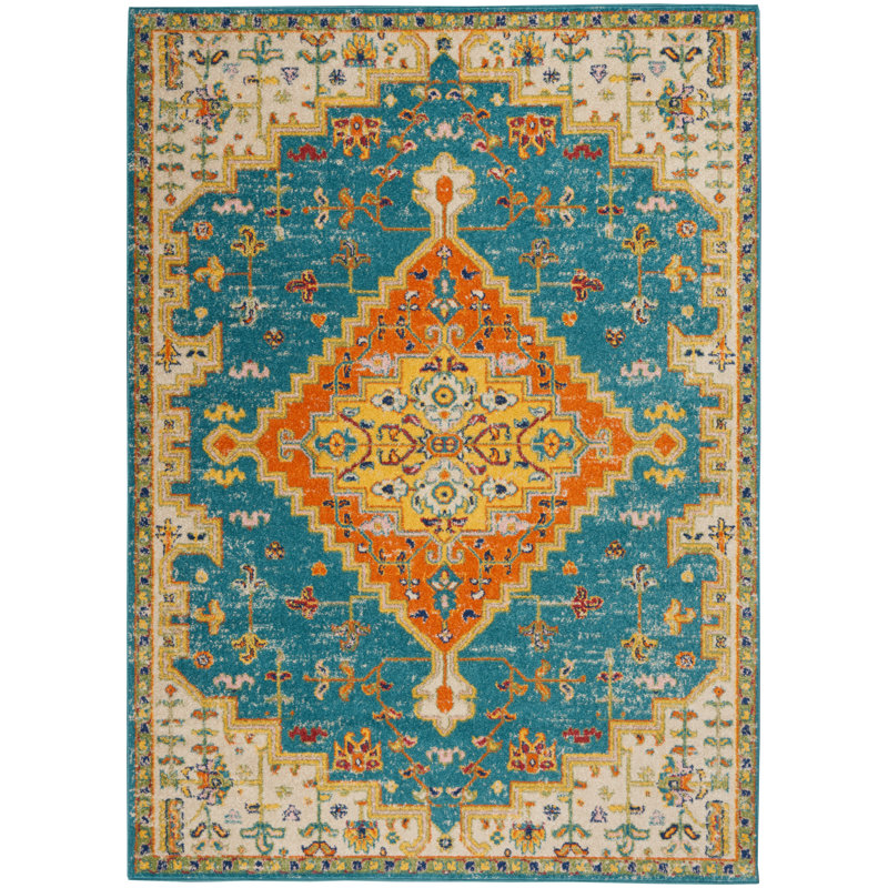 Weslyn Oriental Indoor Rug, Rectangle 5'3" x 7'3"