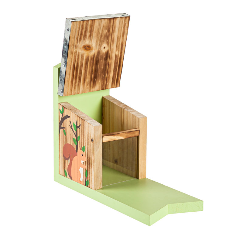 Mangeoire en bois pour écureuil Lamprou