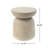 Outdoor Round Top Mgo Drum Side/End Table
