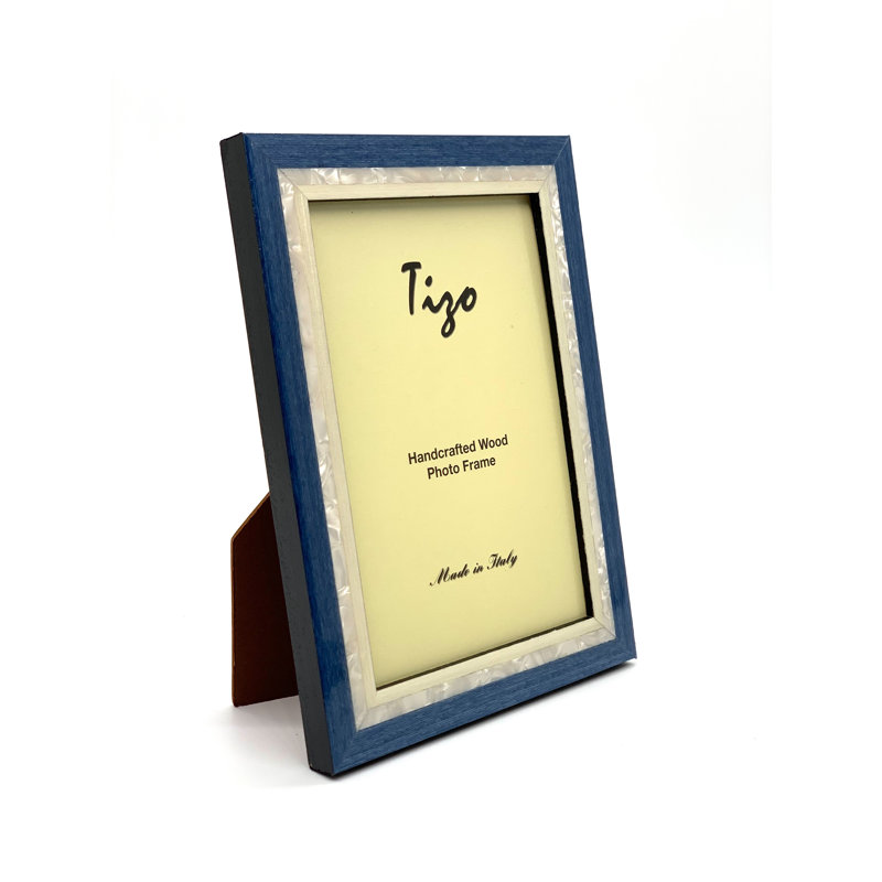 Wood Picture Frame, 8" x 10", Blue