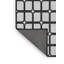 Tapis gris/noir tissé à la machine-777259039