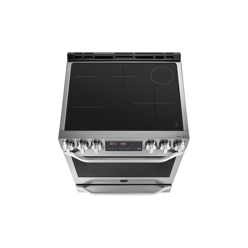 30" 6.3 cu. ft. Smart Slide-in Electric Range with Convection Oven