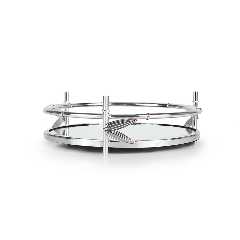 Plateau Yulganna, Argent, 3 po L x 9,75 po P x 9,75 po H