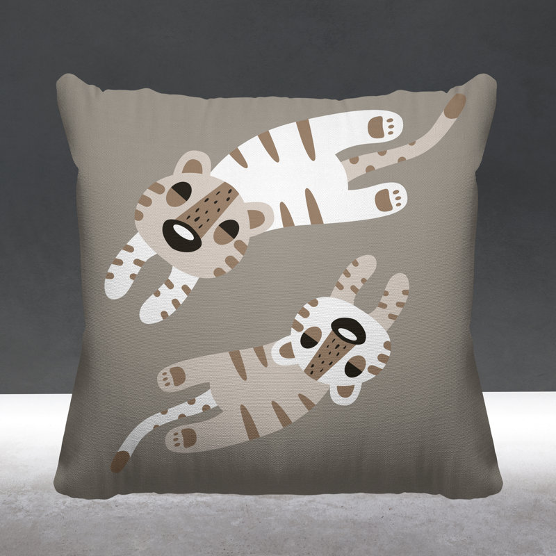 Coussin Jiba, L 17 po x H 17 po, Truite