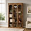 Bibliothèque en bois 70,8 ", étagère de rangement à 5 niveaux