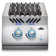 Built-in 700 Series 12" Inline Dual Range Burner, Stainless Steel