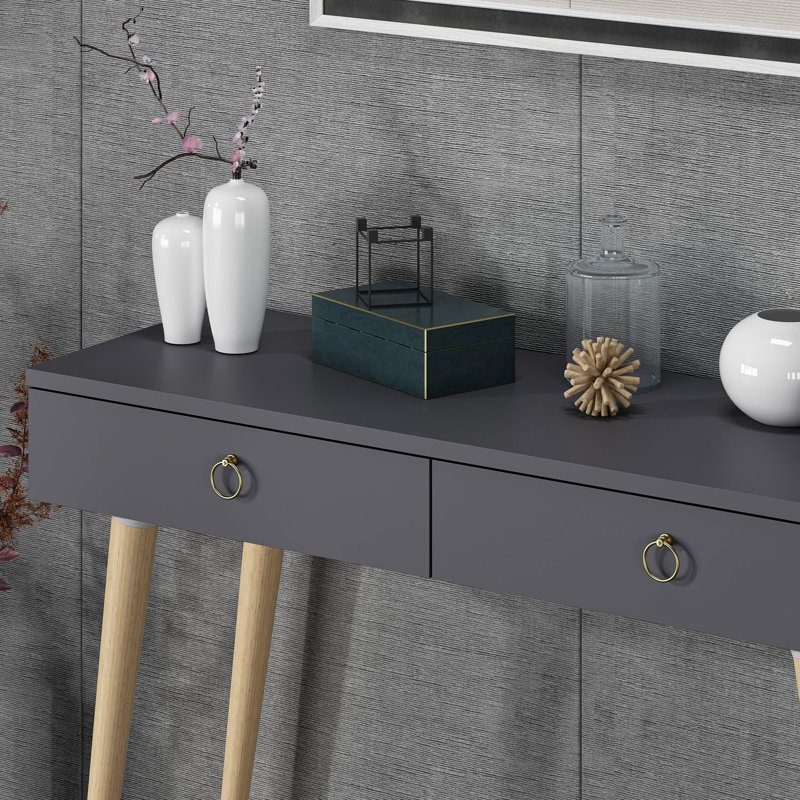 Console, H 33,9 po x l 39,4 po x P 13,8 po, Noir