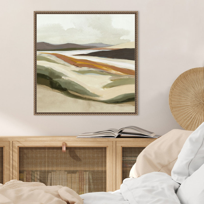 «Fast Land» par Jacob q, reproduction d'art sur toile encadrée, H 22 po x l 22 po