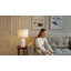 21” Ivory White Glazed Ceramic Lamp(Set Of 2)