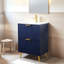 Ensemble de meuble-lavabo simple autoportant 24 po avec plateau en céramique 24 po-611090483
