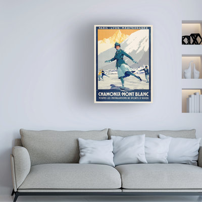 Marcus Jules Chamonix Mont Blanc Canvas Art