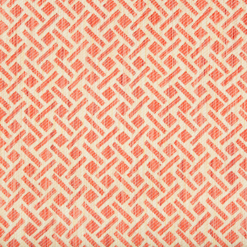 Baronet Comte Strie Cotton Blend Fabric, Rose