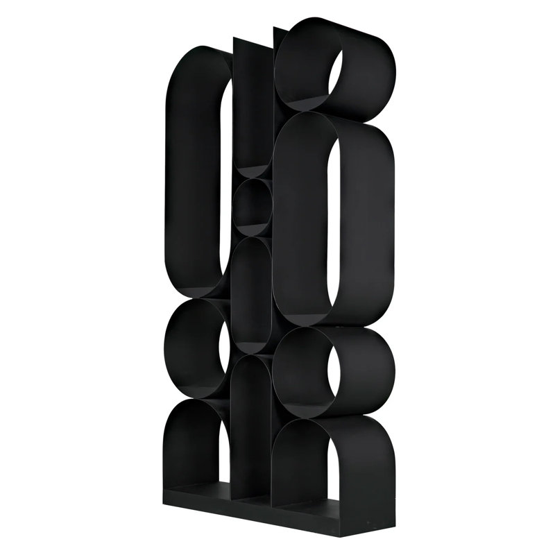 Bibliothèque géométrique en acier H 83 "x l 43" Letty