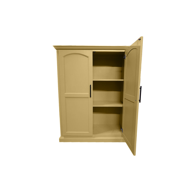 Garde-manger moderne avec portes arquées, Jaune coupole