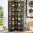 78.7" Tall Bookshelf 7-Tier Industrial Display Shelf Corner Shelf