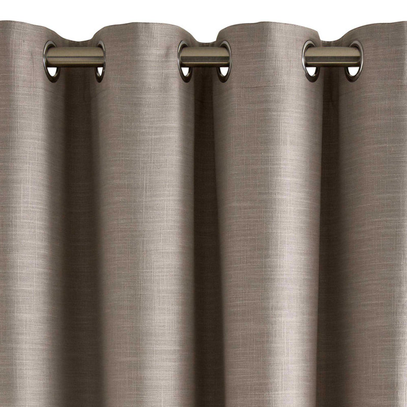 Bellavista Blackout Door Curtain Single Panel, 145 W x 280 D cm, Taupe