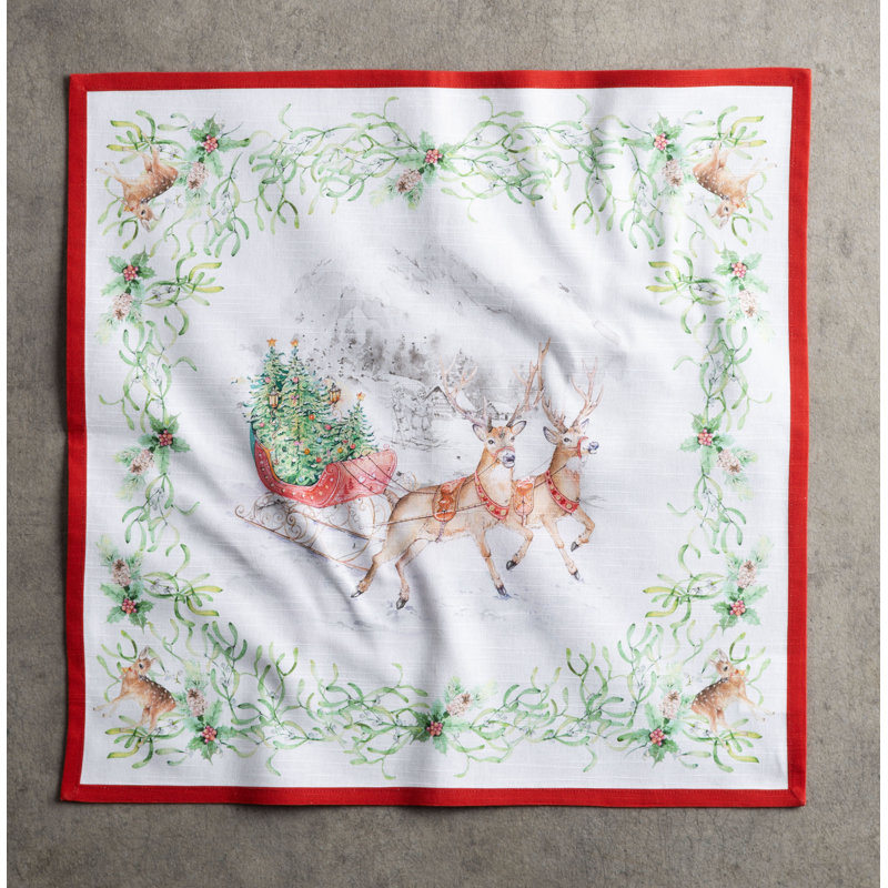 Maison d'Hermine  Christmas Tradition 100% Cotton Napkins - 20" x 20"