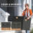 Outdoor Storage Deck Box, 45 Gallon Outside Storage Box Waterproof Deck Box, Lockable Patio Storage Box UV-Resistant For Garden Furniture-115739289