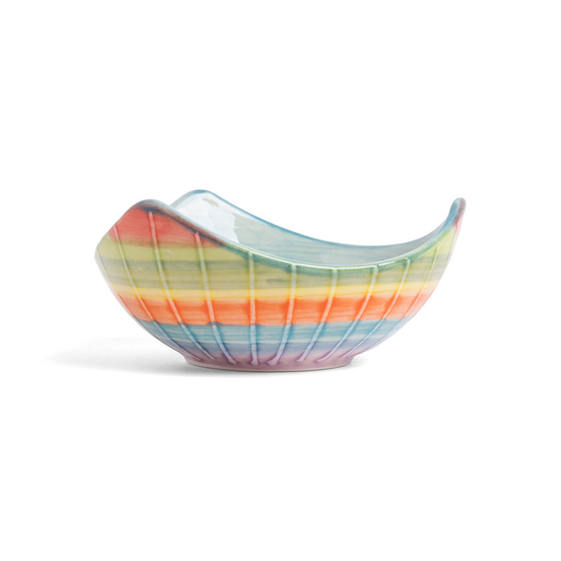 Beachcrest Home Chichaoua Ceramic Chips And Dip Platter