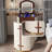 23.62"Modern Minimalist Beige Round Vanity