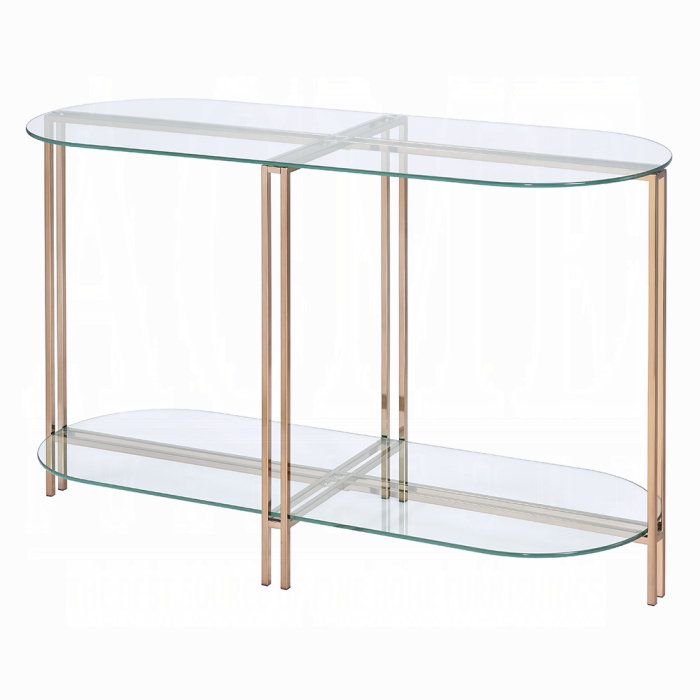 ACME Veises Sofa Table, Champagne