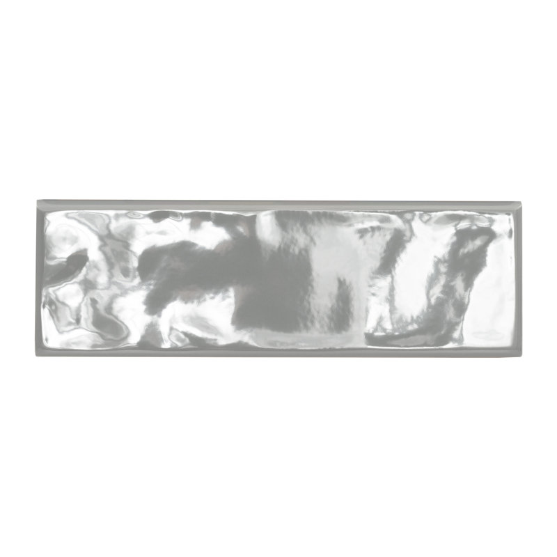 Carreau de céramique bullnose lustré 4 po x 12 po Urbano Metrola, Ardoise