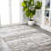 Tidal Modern Strie' Ivory/Black Rug