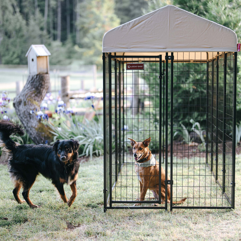 Chenils de la série Lucky Dog Stay, Kaki, H 72 po x l 48 po x P 96 po
