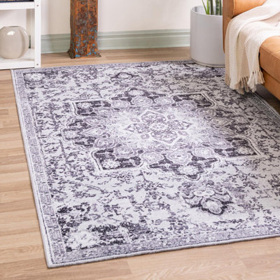 Tapis oriental gris Braegger