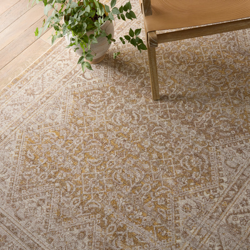 Handmade Harriet Medallion 8' x 10' Gray Synthetic Area Rug