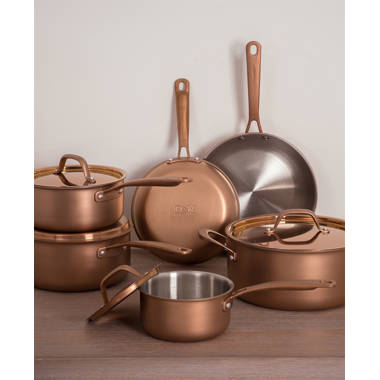 Mueller Pots and Pans Set 17-Piece, Ultra-Clad Pro Stainless Steel Cookware  Set 