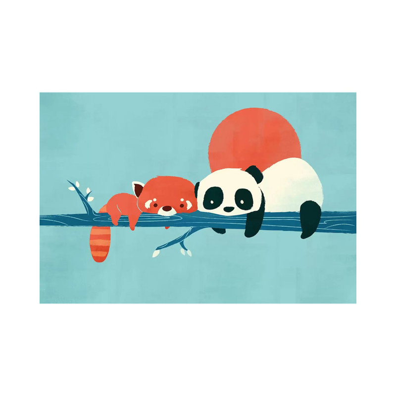 Pandas by Jay Fleck - Wrapped Canvas Print, 152.5 cm H x 101.5 cm W