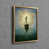 White Floater Framed