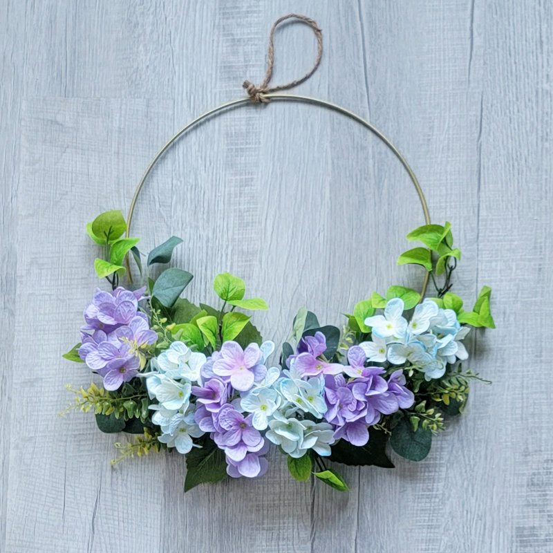 Demi-couronne d'eucalyptus 16 po