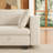 110" Sectional 3-Seat Sofa With Storage Compartment-106400926